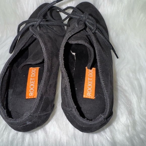 Rocket Dog Black Chukka Boots Suede Lace-Up - Picture 4 of 8